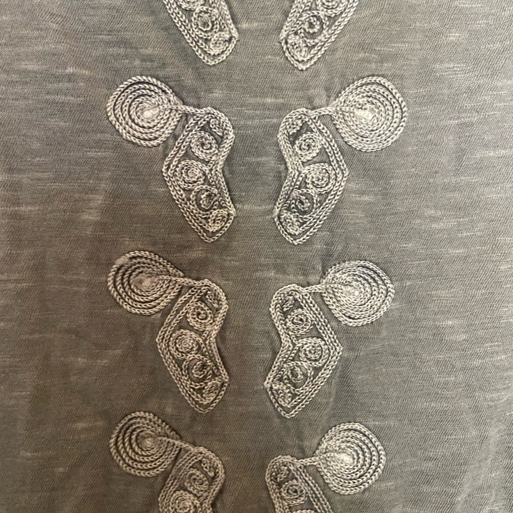 Lucky Brand Embroidered Acid Wash Tank Top - Picture 5 of 6